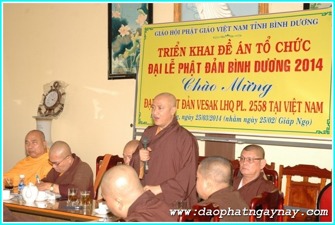 Binh Dương: Triển khai đề án tổ chức Đại lễ Phật Đản PL 2558