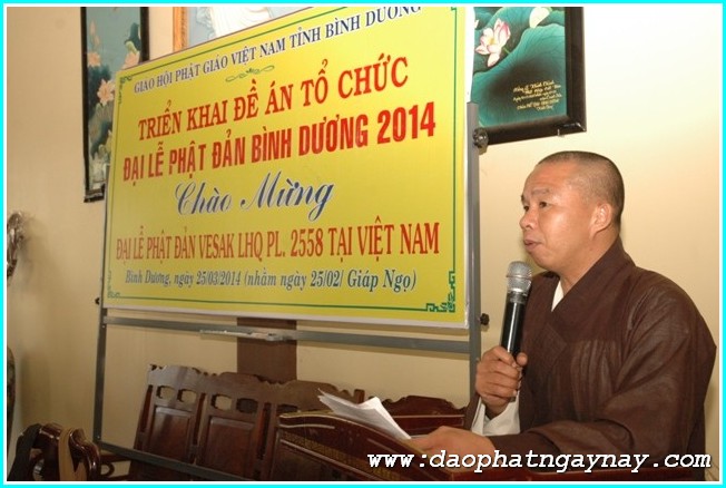 Binh Dương: Triển khai đề án tổ chức Đại lễ Phật Đản PL 2558