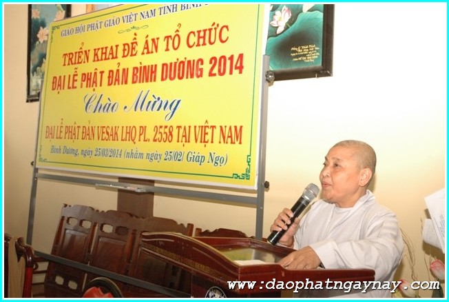 Binh Dương: Triển khai đề án tổ chức Đại lễ Phật Đản PL 2558