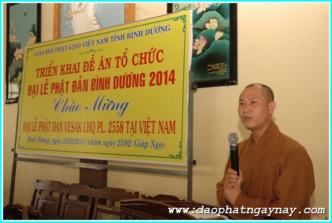 Binh Dương: Triển khai đề án tổ chức Đại lễ Phật Đản PL 2558