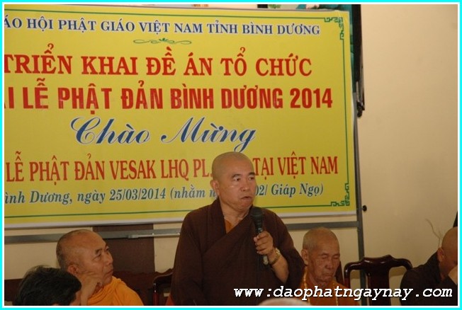 Binh Dương: Triển khai đề án tổ chức Đại lễ Phật Đản PL 2558