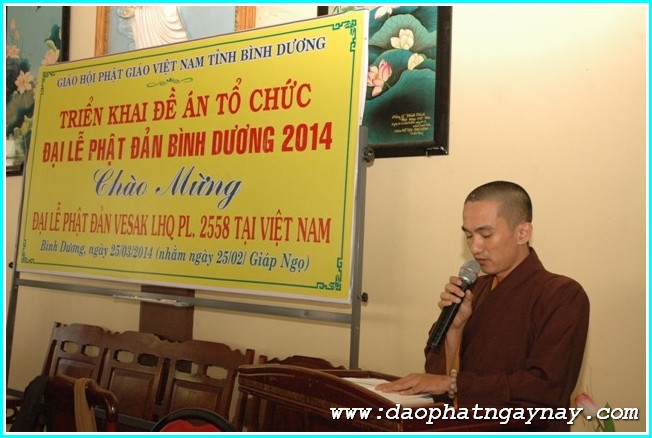 Binh Dương: Triển khai đề án tổ chức Đại lễ Phật Đản PL 2558