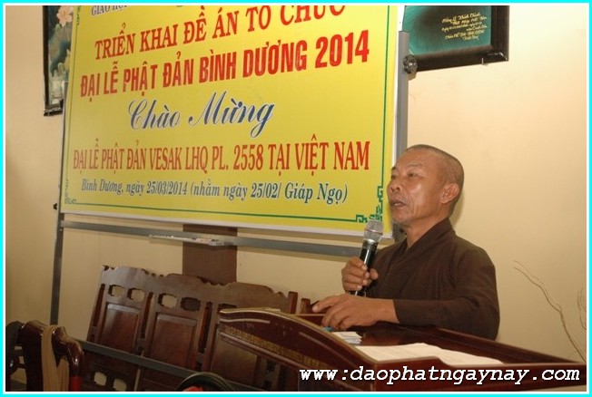Binh Dương: Triển khai đề án tổ chức Đại lễ Phật Đản PL 2558
