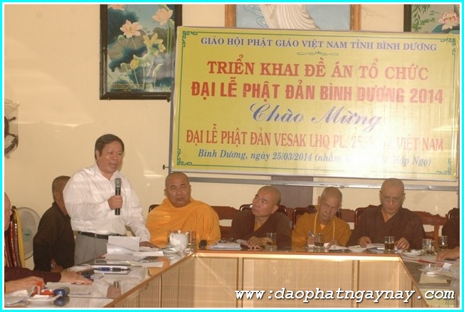 Binh Dương: Triển khai đề án tổ chức Đại lễ Phật Đản PL 2558