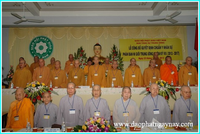 TP. HCM: Lễ công bố quyết định chuẩn y nhân sự Phân ban Ni giới TƯ GHPGVN nhiệm kỳ VII (2012 - 2017)