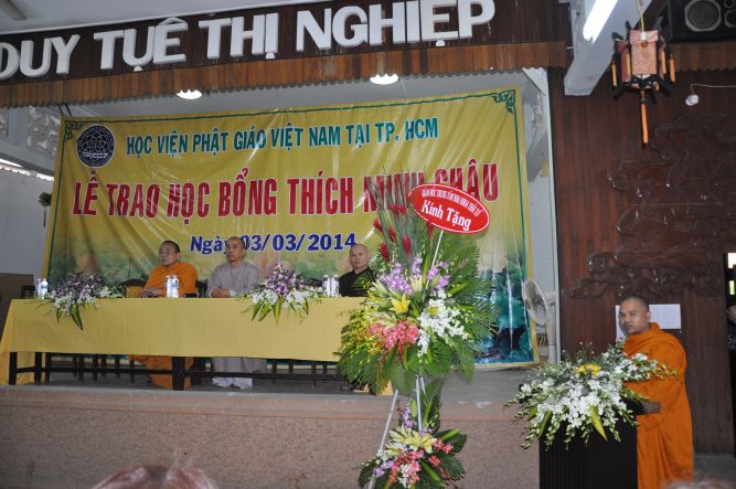 TP.HCM: Trao học bổng trí tuệ “THÍCH MINH CHÂU”