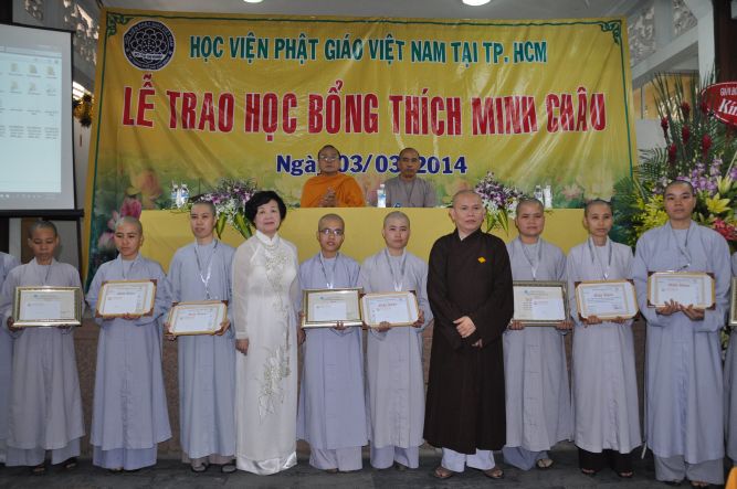 TP.HCM: Trao học bổng trí tuệ “THÍCH MINH CHÂU”