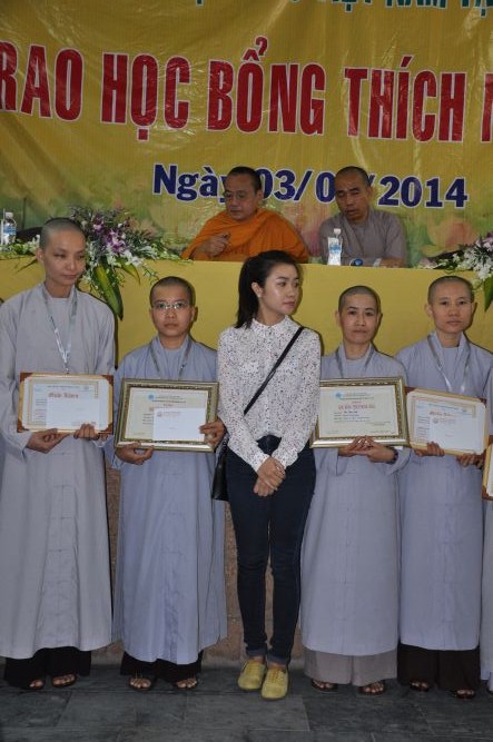 TP.HCM: Trao học bổng trí tuệ “THÍCH MINH CHÂU”