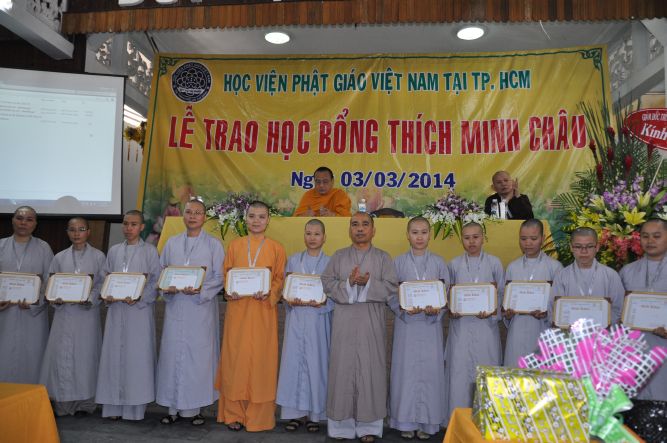 TP.HCM: Trao học bổng trí tuệ “THÍCH MINH CHÂU”