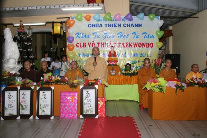 TP.HCM: Thiêng liêng lễ mừng ngày nhà giáo, 20/11 tại chùa Thiên Chánh