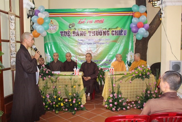 Câu lạc bộ Tuệ Đăng Thường Chiếu mở lớp tu học Phật pháp