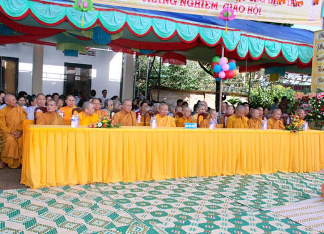 ĐăkLăc: Tịnh Xá Ngọc Chánh Lễ Đặt Đá Xây Dựng Chánh Điện
