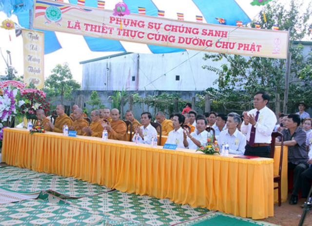 ĐăkLăc: Tịnh Xá Ngọc Chánh Lễ Đặt Đá Xây Dựng Chánh Điện