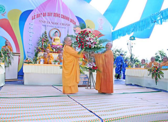 ĐăkLăc: Tịnh Xá Ngọc Chánh Lễ Đặt Đá Xây Dựng Chánh Điện
