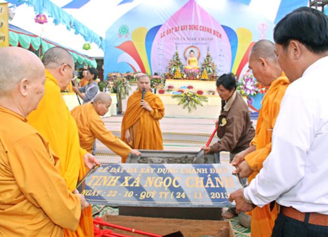 ĐăkLăc: Tịnh Xá Ngọc Chánh Lễ Đặt Đá Xây Dựng Chánh Điện