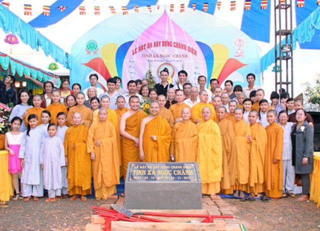 ĐăkLăc: Tịnh Xá Ngọc Chánh Lễ Đặt Đá Xây Dựng Chánh Điện