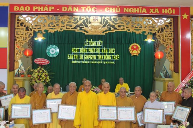 Đồng Tháp: Phật Giáo Đồng Tháp Tổng Kết Hoạt Động Phât Sự Năm 2013