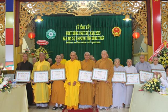 Đồng Tháp: Phật Giáo Đồng Tháp Tổng Kết Hoạt Động Phât Sự Năm 2013
