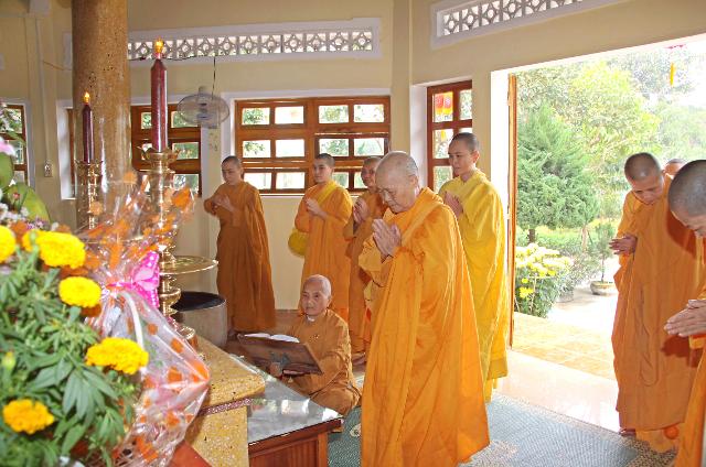 Tịnh Xá Ngọc Túc Khóa Tu Đầu Năm