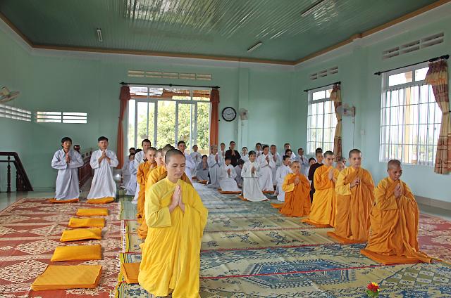 Tịnh Xá Ngọc Túc Khóa Tu Đầu Năm