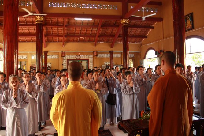 Đồng Tháp: Pháp thoại “Cho là nhận” tại chùa Hoa Lâm