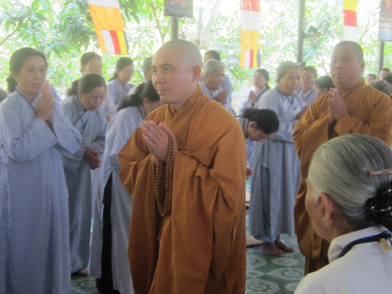 Chùa Minh Thiện khai khóa “Một ngày an lạc” đầu năm