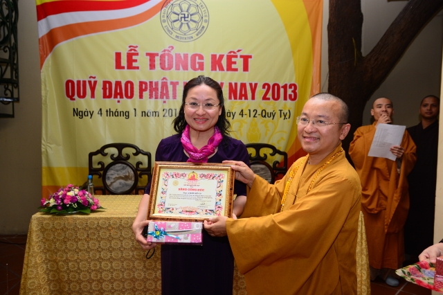 Quỹ từ thiện Đạo Phật Ngày Nay họp mặt tổng kết hoạt động năm 2013