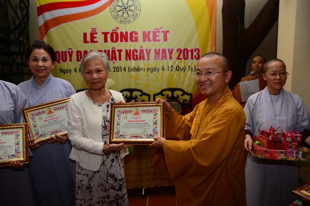 Quỹ từ thiện Đạo Phật Ngày Nay họp mặt tổng kết hoạt động năm 2013