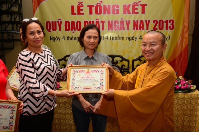 Quỹ từ thiện Đạo Phật Ngày Nay họp mặt tổng kết hoạt động năm 2013