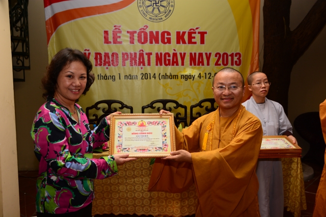 Quỹ từ thiện Đạo Phật Ngày Nay họp mặt tổng kết hoạt động năm 2013