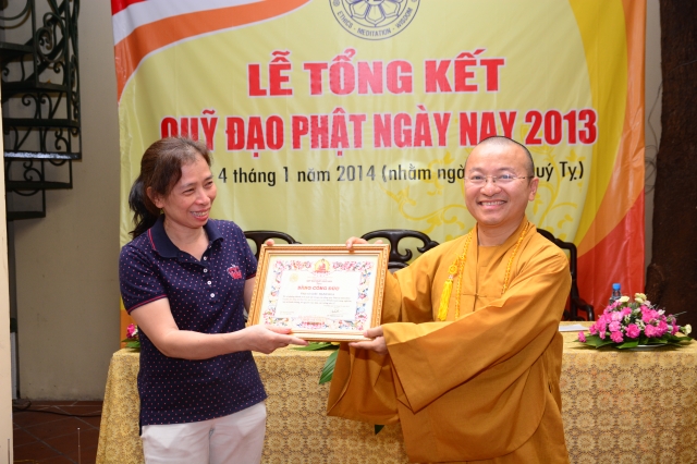 Quỹ từ thiện Đạo Phật Ngày Nay họp mặt tổng kết hoạt động năm 2013