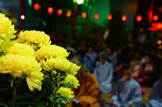 Chùm ảnh: Lễ đón giao thừa Giáp Ngọ 2014 tại chùa Giác Ngộ