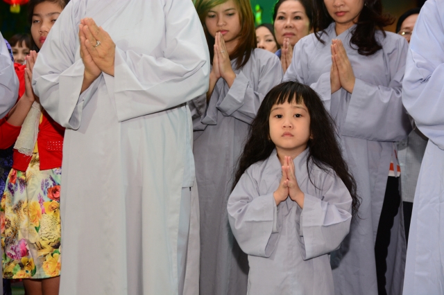 Chùm ảnh: Lễ đón giao thừa Giáp Ngọ 2014 tại chùa Giác Ngộ