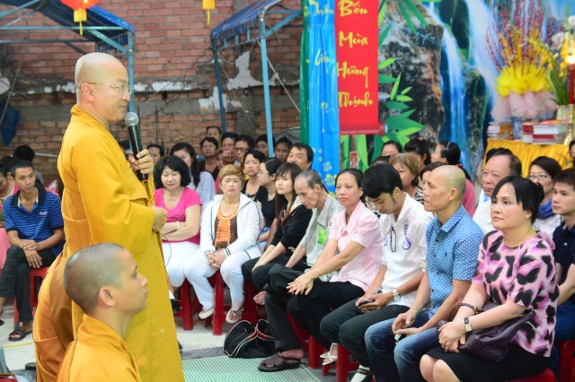Chùa Giác Ngộ tổ chức tiệc chay gây quỹ xây dựng chùa giai đoạn 2