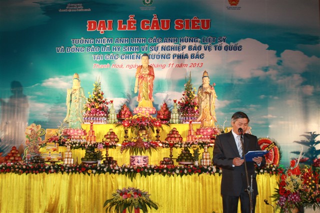 Thanh Hóa: Lễ cầu siêu các anh hùng liệt sĩ tại các chiến trường phía Bắc
