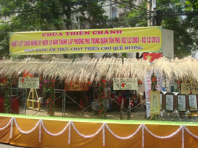 TP.HCM: Phiên chợ ẩm thực và văn nghệ mừng kỷ niệm 10 năm thành lập phường Phú Trung, Quận Tân Phú