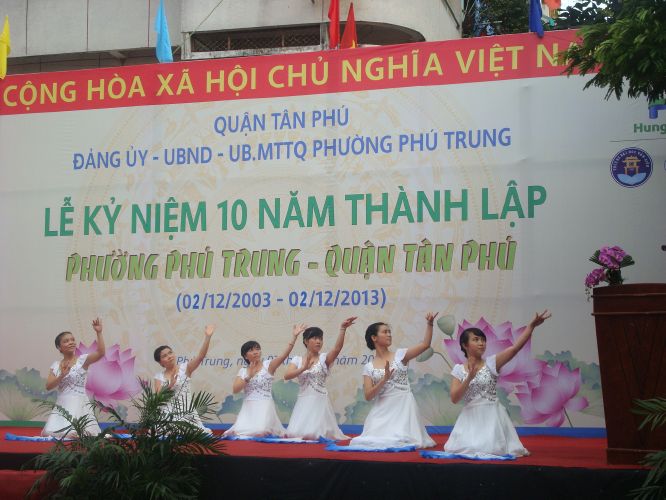 TP.HCM: Phiên chợ ẩm thực và văn nghệ mừng kỷ niệm 10 năm thành lập phường Phú Trung, Quận Tân Phú