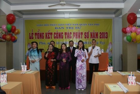 Lễ tổng kết công tác Phật Sự năm 2013 của BTS GHPGVN Quận Tân Phú