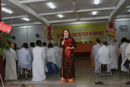 Lễ tổng kết công tác Phật Sự năm 2013 của BTS GHPGVN Quận Tân Phú