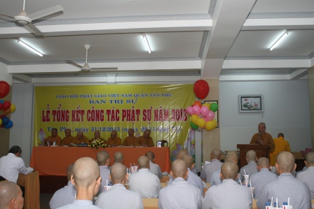 Lễ tổng kết công tác Phật Sự năm 2013 của BTS GHPGVN Quận Tân Phú