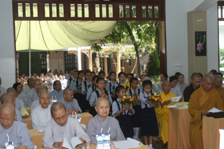 Lễ tổng kết công tác Phật Sự năm 2013 của BTS GHPGVN Quận Tân Phú