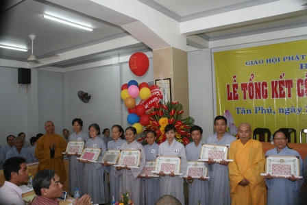 Lễ tổng kết công tác Phật Sự năm 2013 của BTS GHPGVN Quận Tân Phú