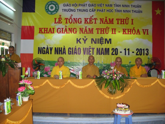 Lễ tổng kết năm 1 và khai giảng năm 2 trường TCPH Ninh Thuận
