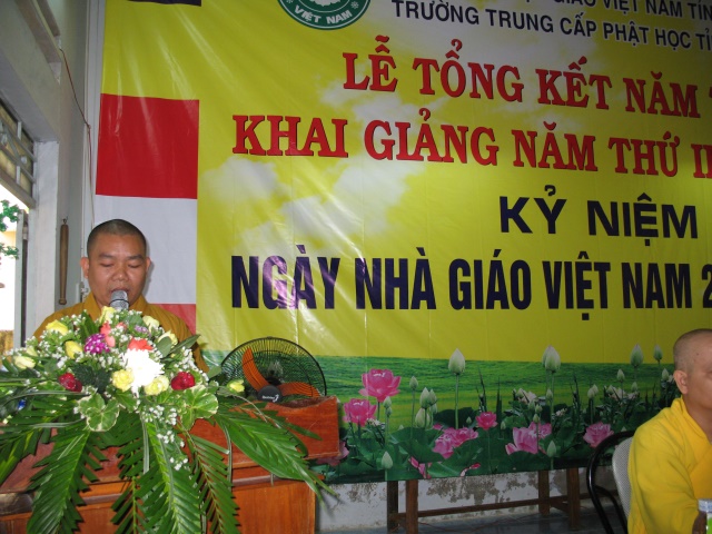 Lễ tổng kết năm 1 và khai giảng năm 2 trường TCPH Ninh Thuận