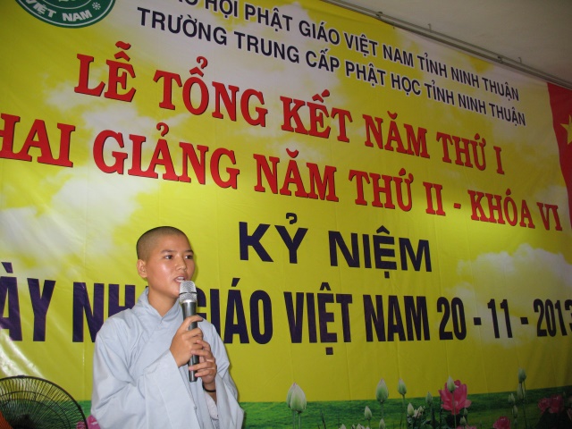 Lễ tổng kết năm 1 và khai giảng năm 2 trường TCPH Ninh Thuận