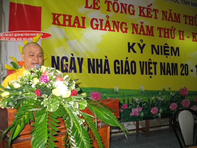 Lễ tổng kết năm 1 và khai giảng năm 2 trường TCPH Ninh Thuận