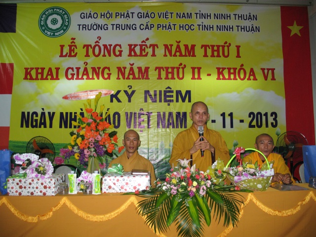 Lễ tổng kết năm 1 và khai giảng năm 2 trường TCPH Ninh Thuận
