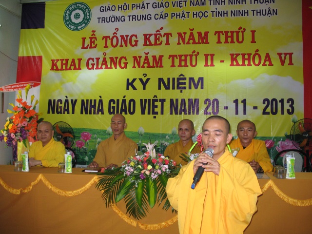Lễ tổng kết năm 1 và khai giảng năm 2 trường TCPH Ninh Thuận