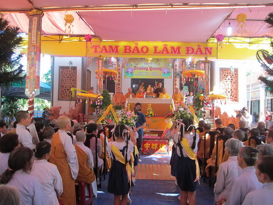 Khánh Hòa: Chùa Trường Quang tổ chức lễ khánh tạ