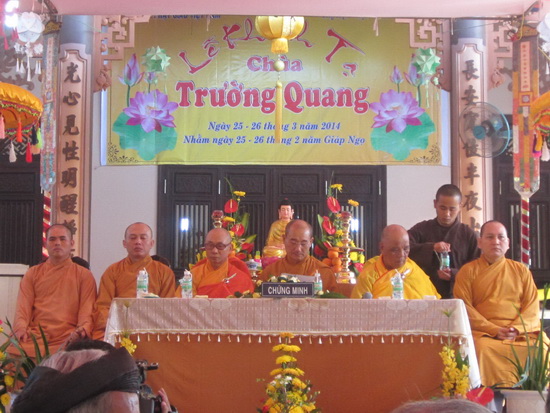 Khánh Hòa: Chùa Trường Quang tổ chức lễ khánh tạ